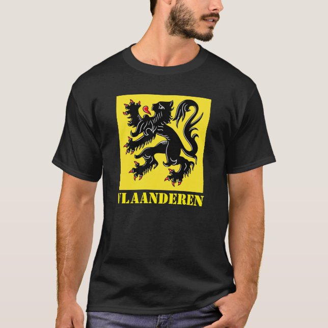 Camiseta Bandera de Flandes (Anverso)