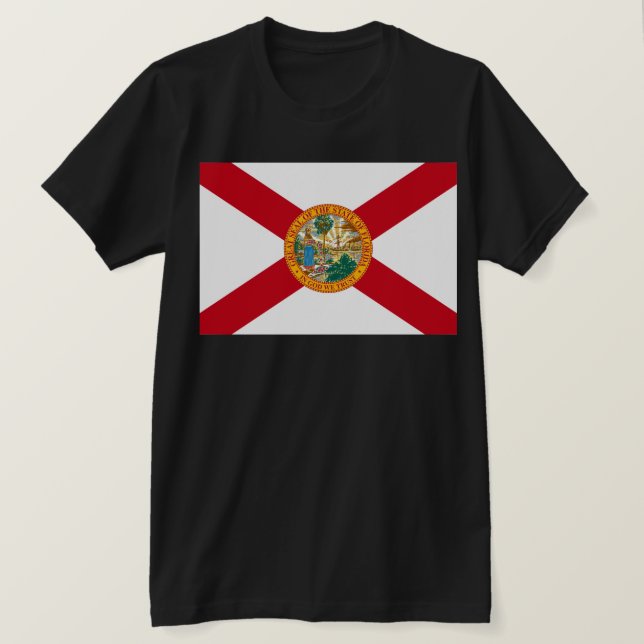 Camiseta Bandera de Florida: El estado del sol de los marfi (Anverso del diseño)