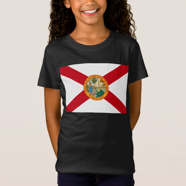 Camiseta Bandera de Florida: El estado del sol de los marfi (Anverso)