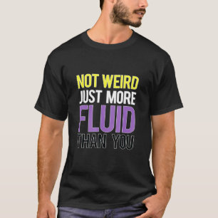 Camiseta Bandera de fluidos de género Enby Genderqueer No B
