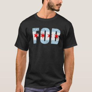 Camiseta Bandera de FOB Chicago