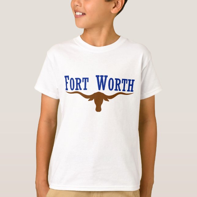 Camiseta Bandera de Fort Worth (Anverso)