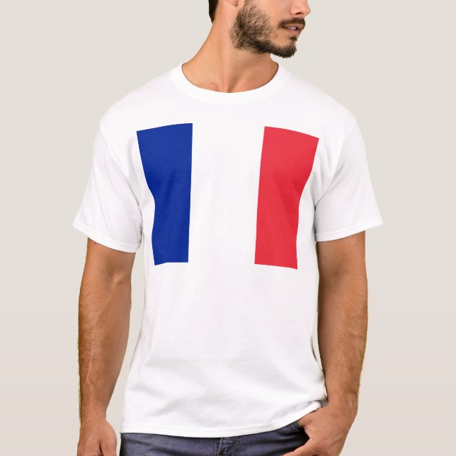 Camiseta Bandera de Francia (Anverso)