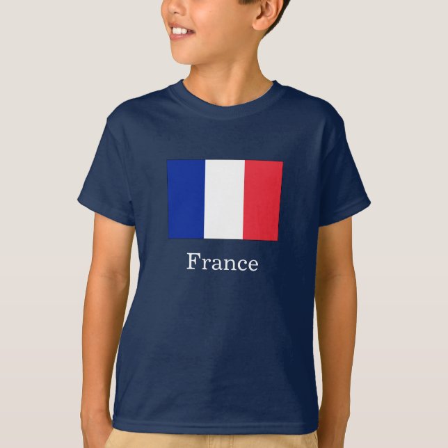 Camiseta Bandera de Francia (Anverso)