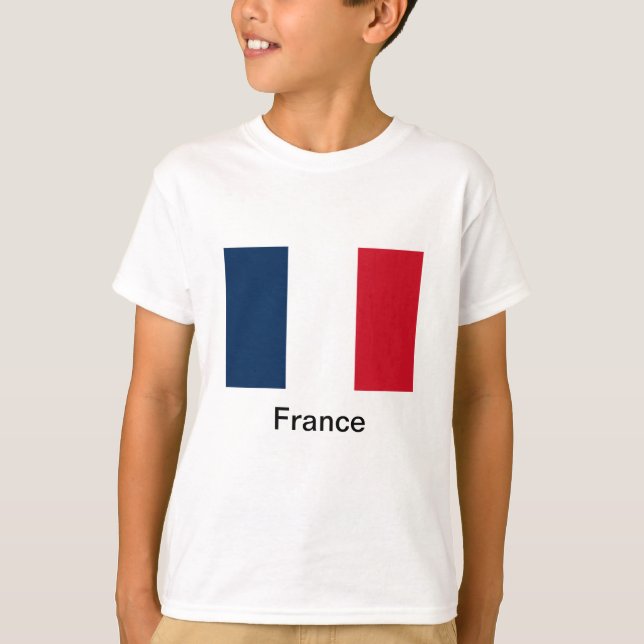 Camiseta Bandera de Francia (Anverso)
