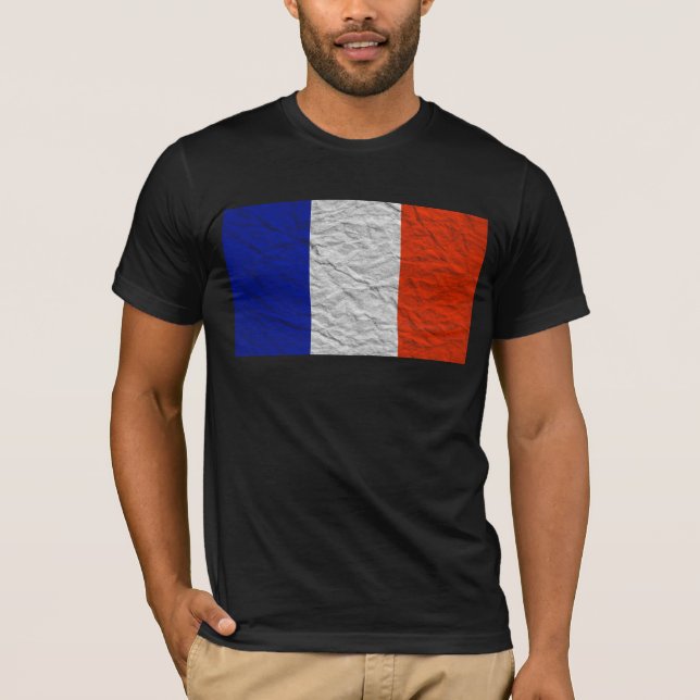 Camiseta bandera de francia (Anverso)