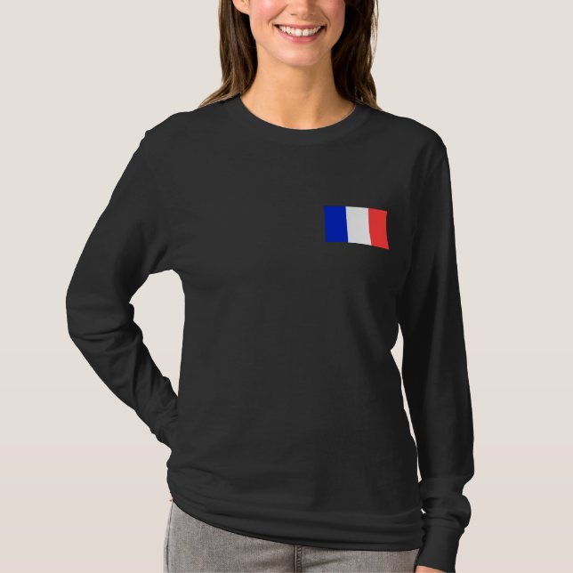Camiseta Bandera de Francia (Anverso)