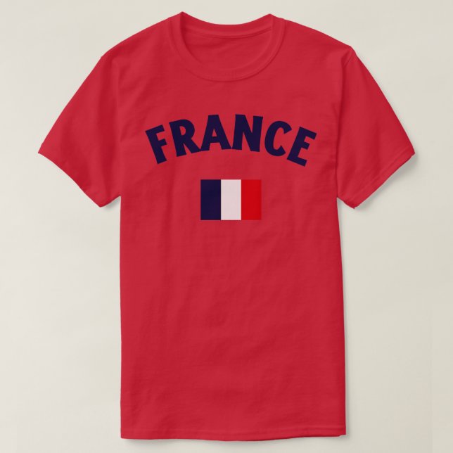 Camiseta Bandera de Francia (Diseño del anverso)