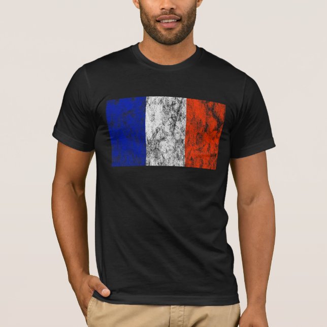 Camiseta bandera de francia (Anverso)