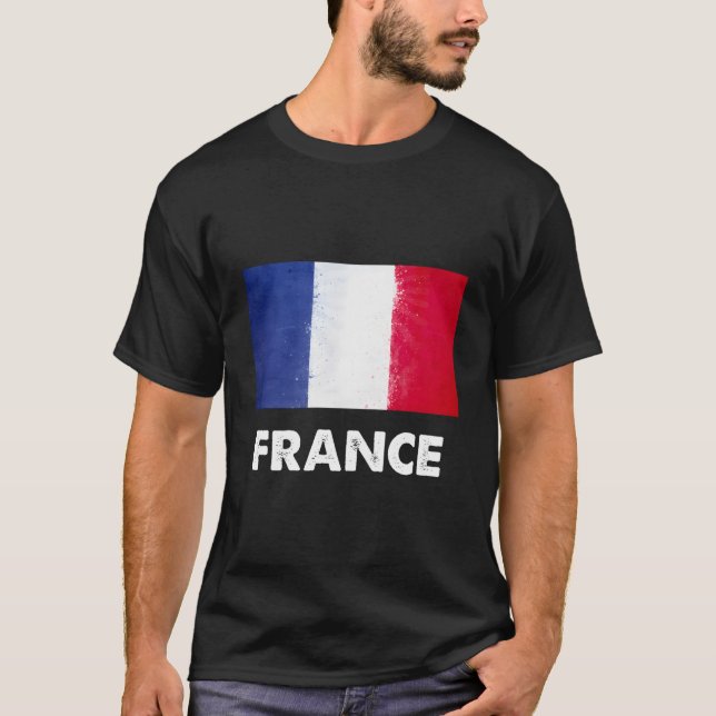 Camiseta Bandera de Francia (Anverso)
