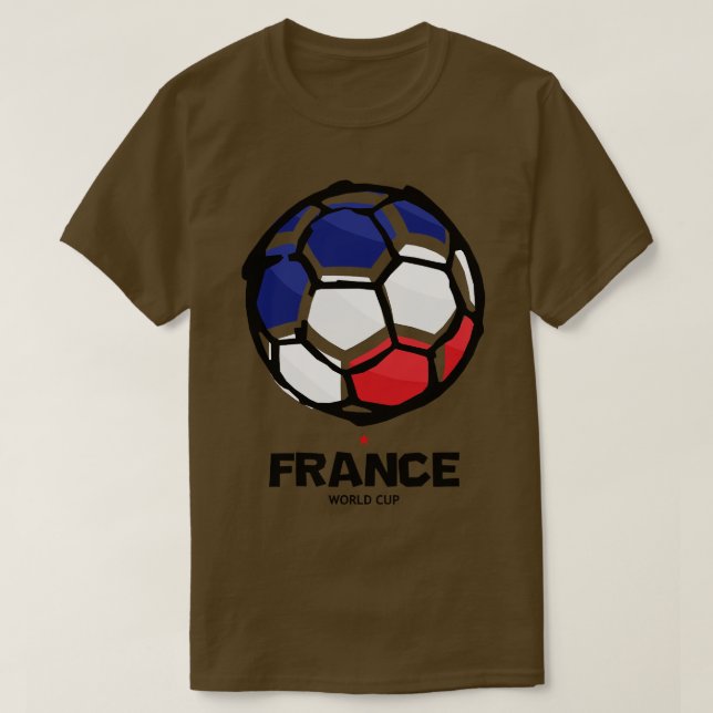 Camiseta Bandera de Francia (Diseño del anverso)
