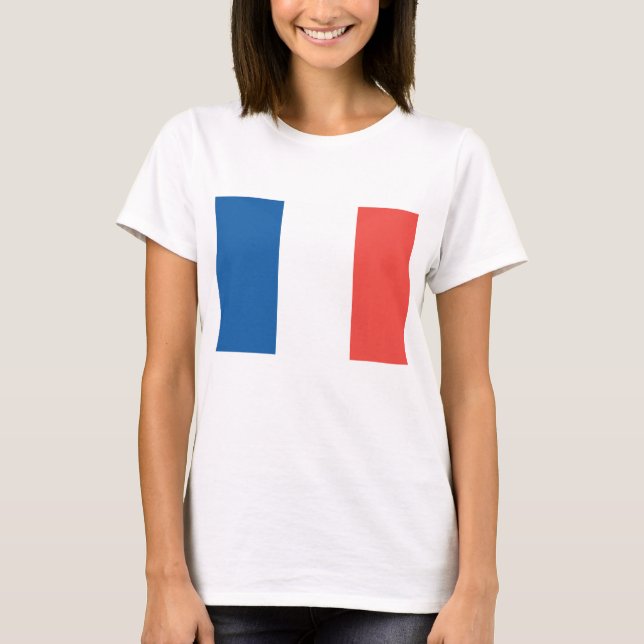 Camiseta Bandera de Francia (Anverso)