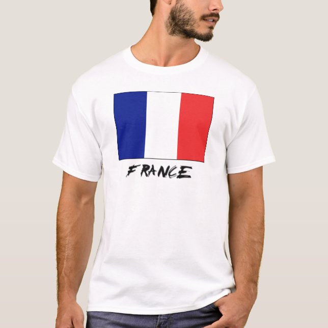 Camiseta Bandera de Francia (Anverso)