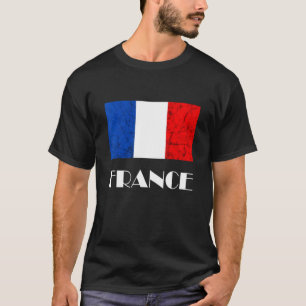 Camiseta Bandera de Francia Bandera Francesa Rota Orgullo f