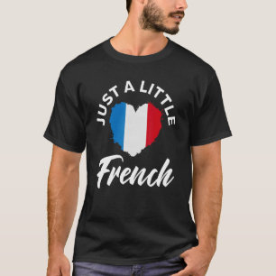 Camiseta Bandera de Francia de Corazón Patriótico francés