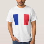 Camiseta Bandera de Francia Drapeau tricolor francés<br><div class="desc">Bandera de Francia - tricolor francés - la Francia de Drapeau Français - de Drapeau de.  francés,  bandera,  Francia,  Europa,  bandera,  país,  nación,  français</div>