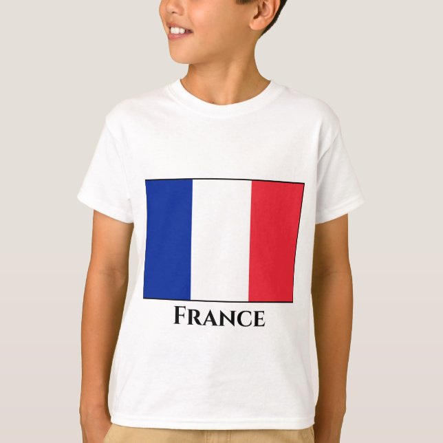 Camiseta Bandera de Francia (francesa) (Anverso)
