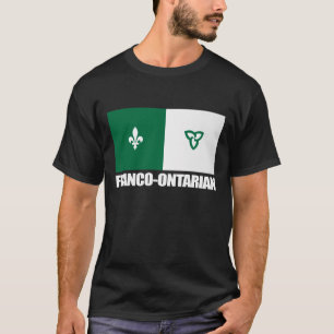Camiseta Bandera de Franco-Ontarian