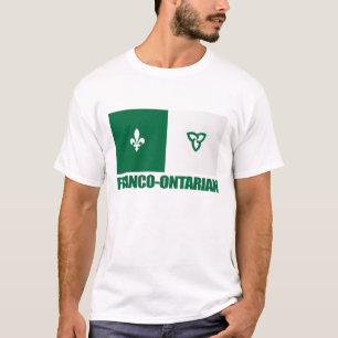 Camiseta Bandera de Franco-Ontarian