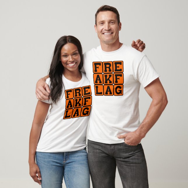Camiseta Bandera de Friki, Algo para Volar (Unisexo)