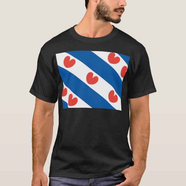 Camiseta Bandera de Frisia (Anverso)