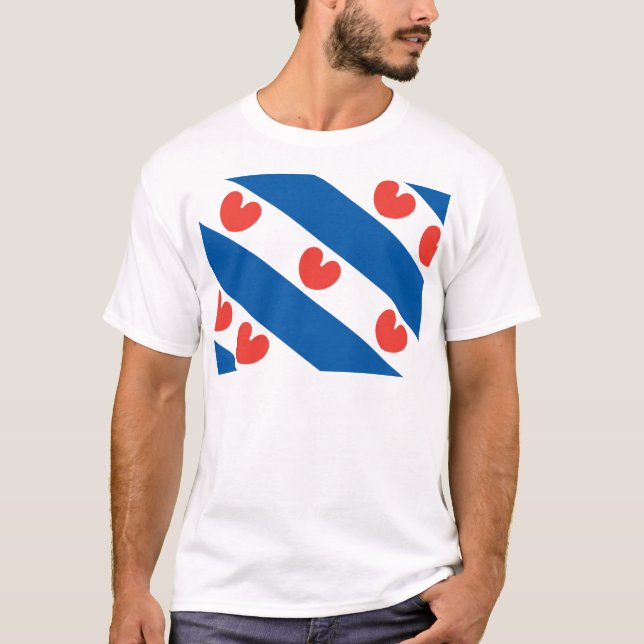 Camiseta Bandera de Frisia (Anverso)
