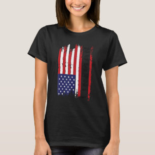 Camiseta Bandera de Fútbol Americana de USA Lineman 4 de ju