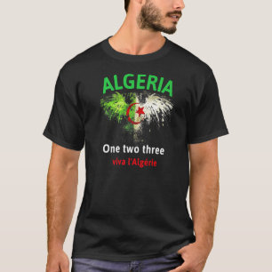 Camiseta Bandera de fútbol argelina