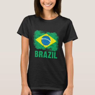 Camiseta Bandera de fútbol brasileña brasileña