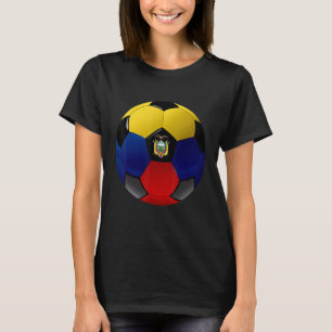 Camiseta Bandera de fútbol de Ecuador Chicas de niños