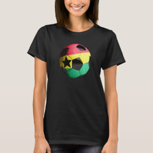 Camiseta Bandera De Fútbol De Ghana