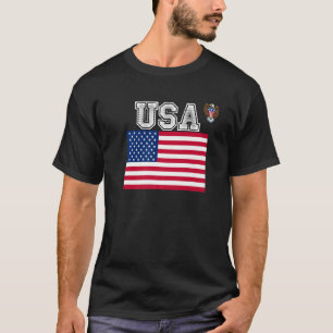 Camiseta Bandera de Fútbol de la bandera de Estados Unidos