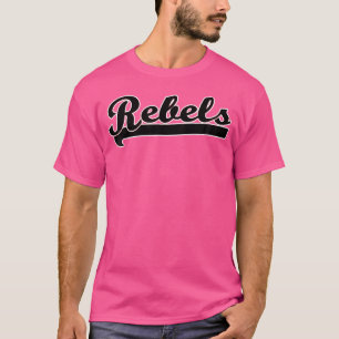 Camiseta Bandera de Fútbol de los Rebeldes Baloncesto T-