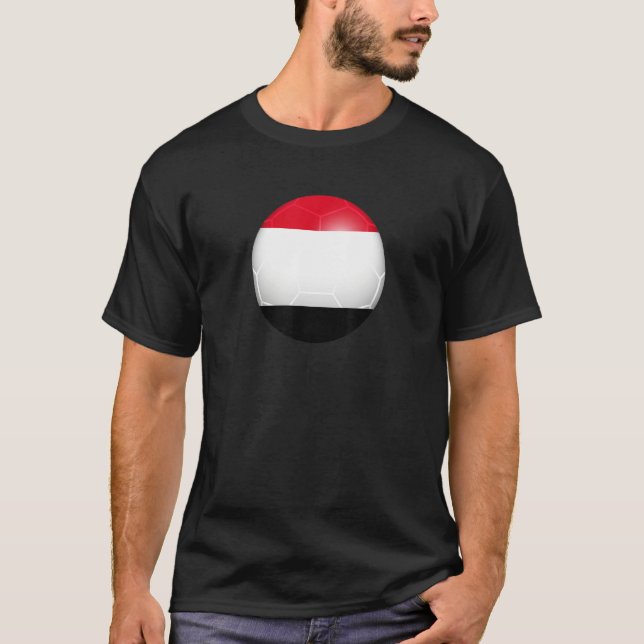 Camiseta Bandera de fútbol de Yemen (Anverso)