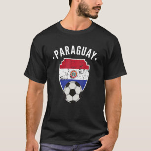 Camiseta Bandera de Fútbol Paraguay Roo Orgullo Paraguayo