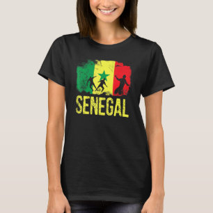 Camiseta Bandera De Futbolistas Senegaleses