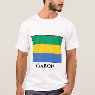 Camiseta Bandera de Gabón
