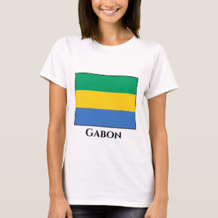 Camiseta Bandera de Gabón