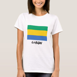 Camiseta Bandera de Gabón