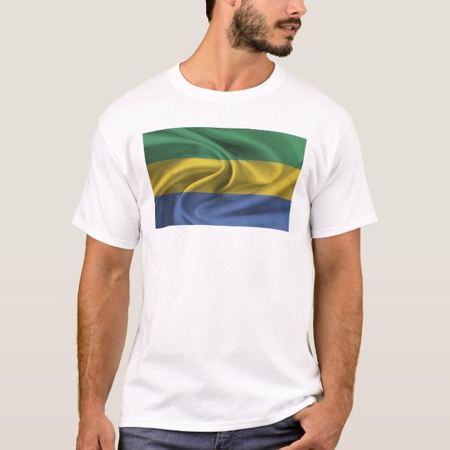 Camiseta Bandera De Gabón (Anverso)