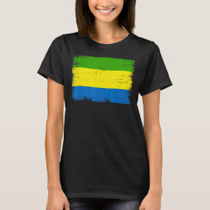 Camiseta Bandera de Gabón antigua Día de la Independencia d