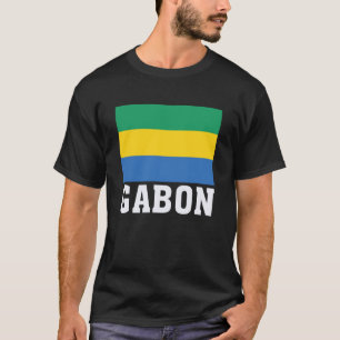 Camiseta Bandera de Gabón Recuerdo Patriótico Raíces Nacion