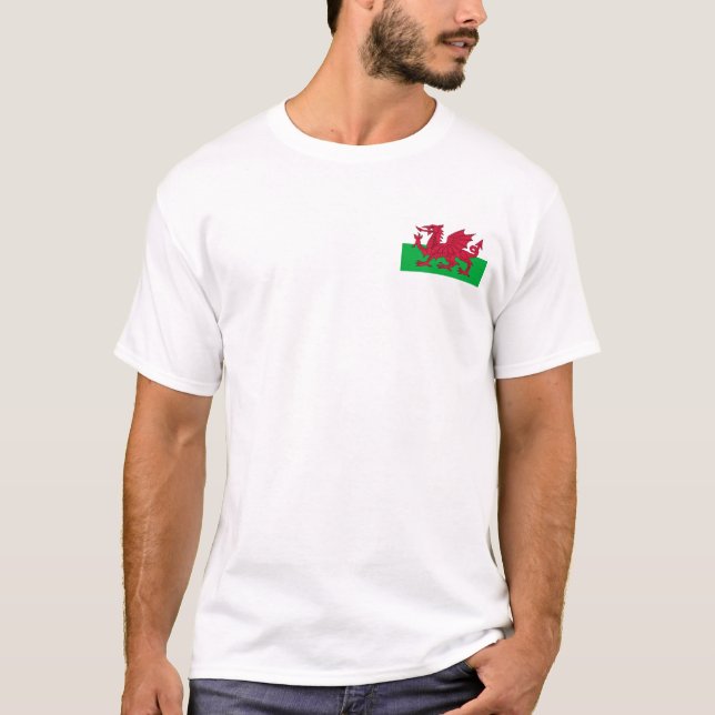 Camiseta bandera de Gales (Anverso)