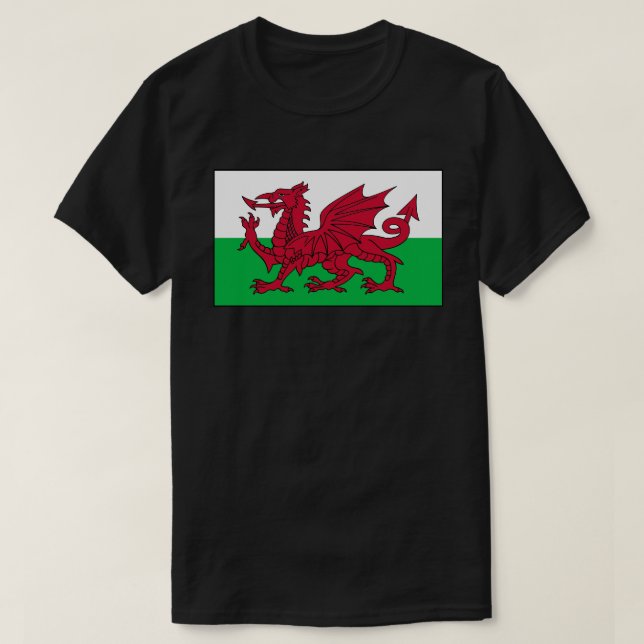 Camiseta Bandera De Gales (Diseño del anverso)