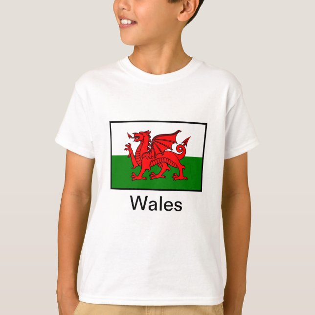 Camiseta Bandera de Gales (Anverso)