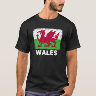 Camiseta Bandera de Gales Apoya a Gales Mujeres Hombres