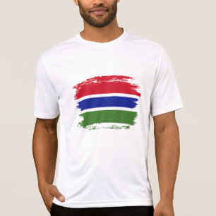 Camiseta bandera de Gambia