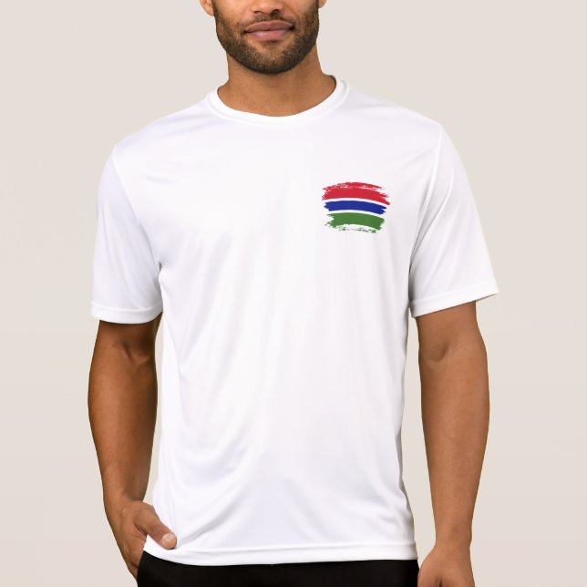Camiseta Bandera de Gambia (Anverso)
