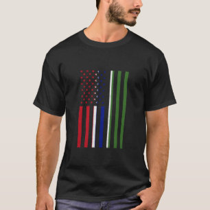 Camiseta Bandera de Gambia USA América Raíces Gambianas Org