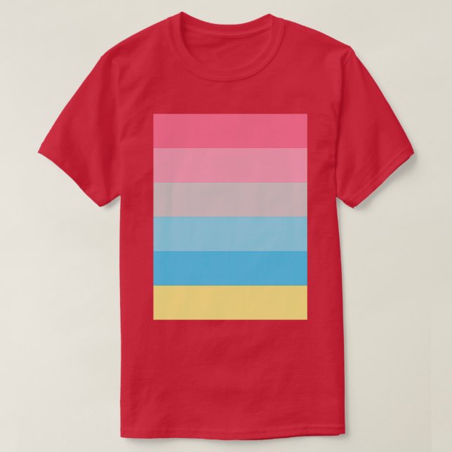 Camiseta Bandera de Genderflux (Diseño del anverso)